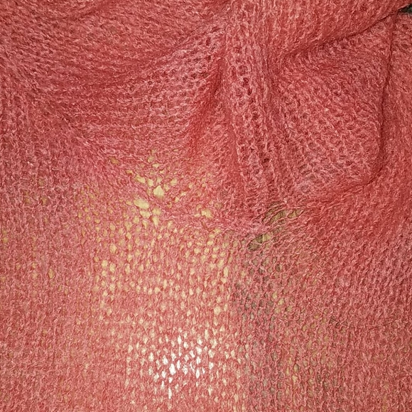 Vintage 50s Handmade Knit Sweater Shurg - Picture 7 of 10